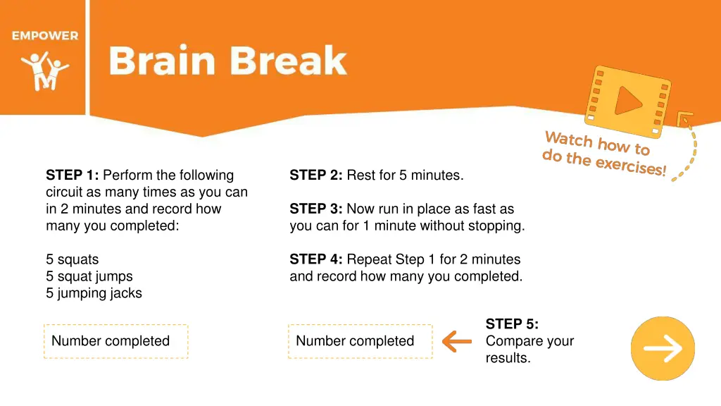 step 1 perform the following circuit as many