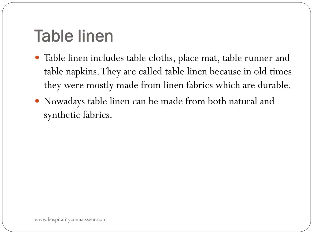 table linen table linen