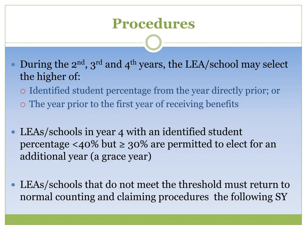 procedures 1