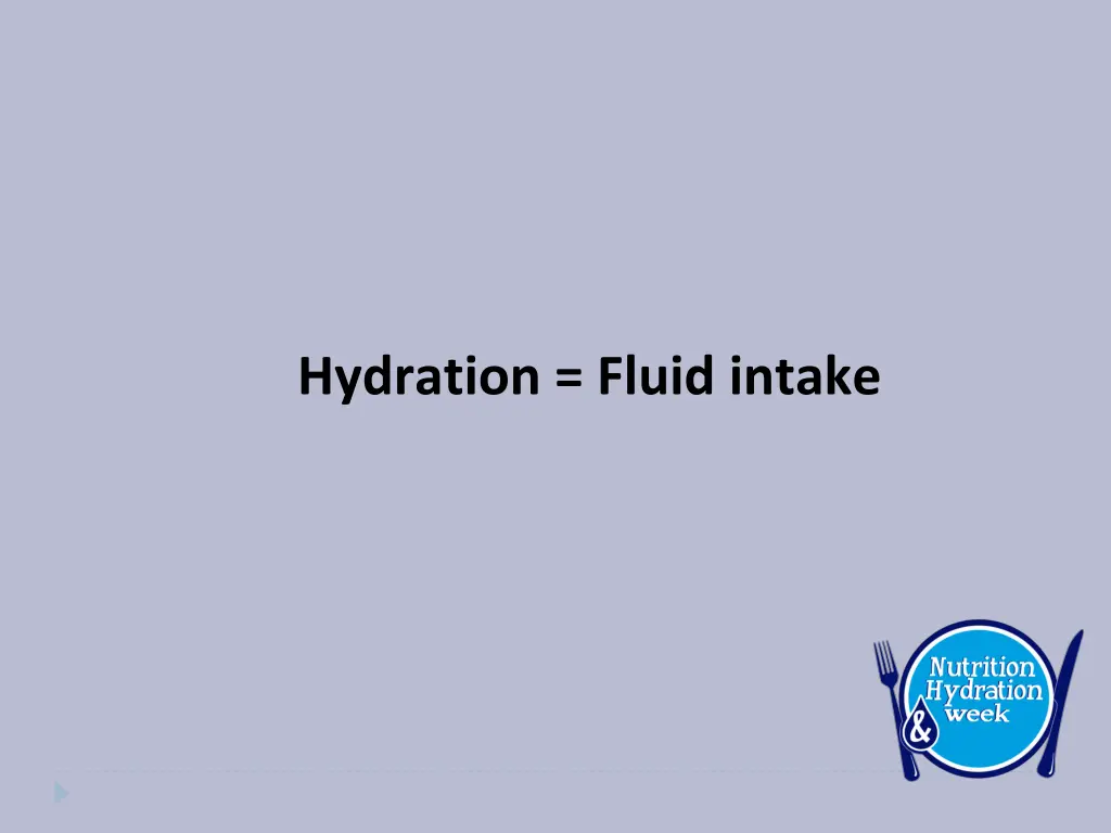 hydration fluid intake