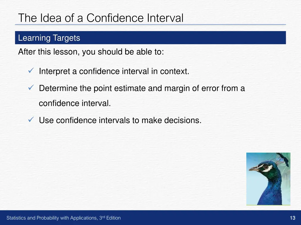 the idea of a confidence interval 5