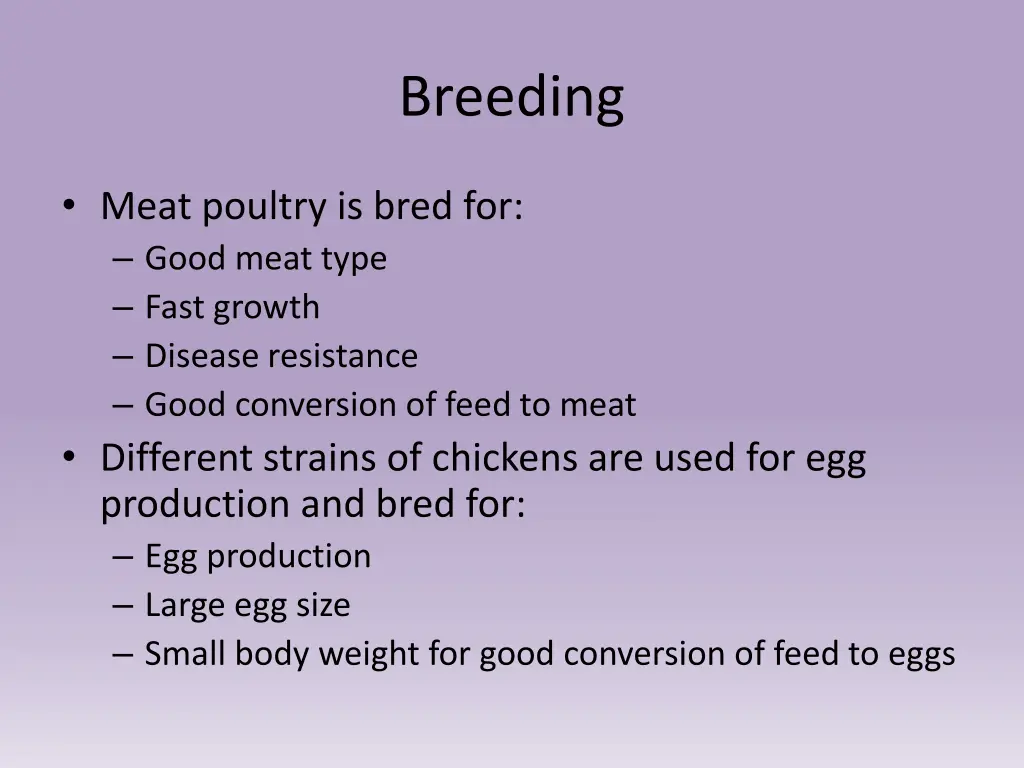 breeding