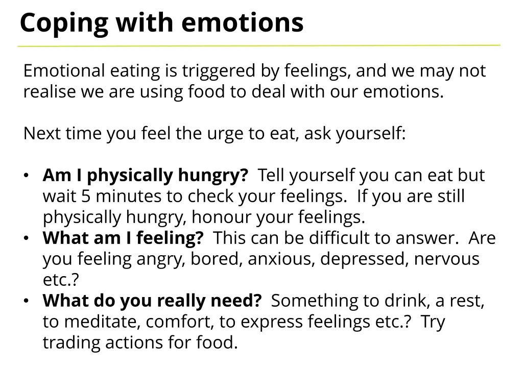 coping with emotions