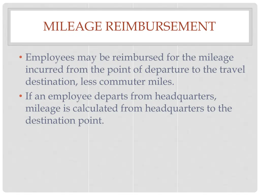 mileage reimbursement 1