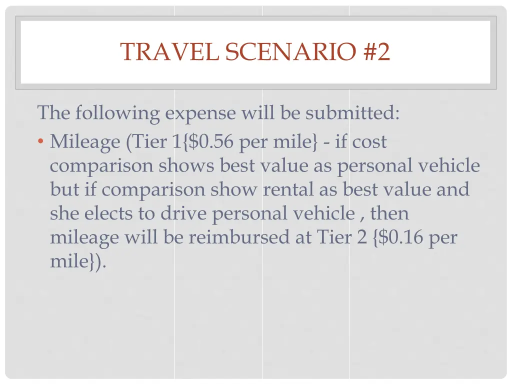 travel scenario 2 3