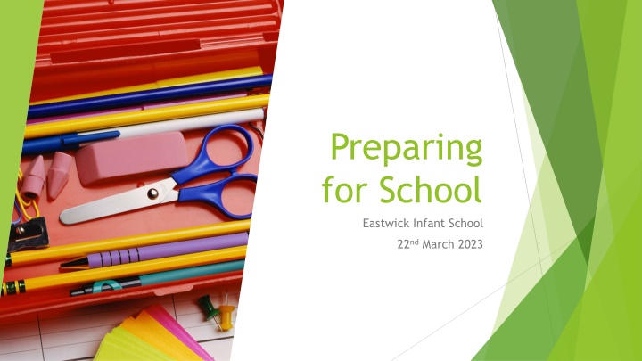 preparing for school eastwick infant school