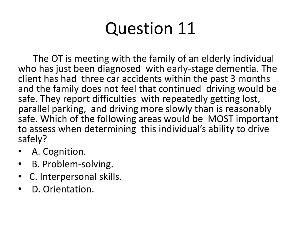 question 11