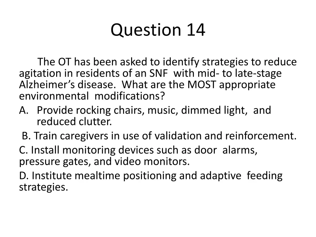 question 14