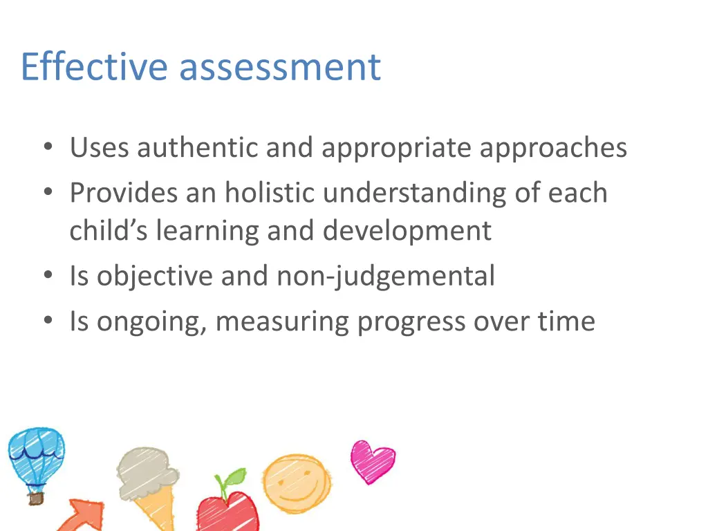 effective assessment