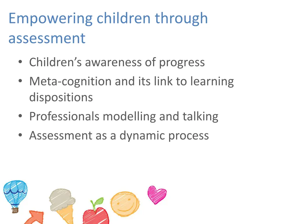 empowering children through assessment