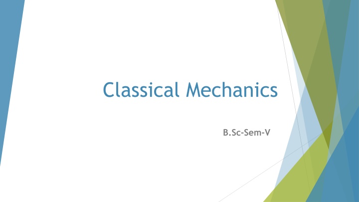 classical mechanics