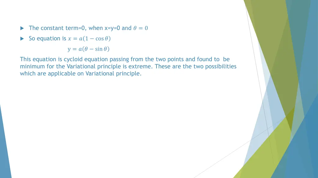 the constant term 0 when x y 0 and 0