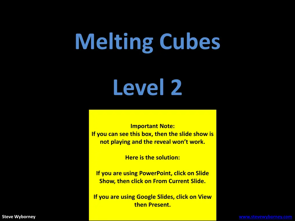 melting cubes 2