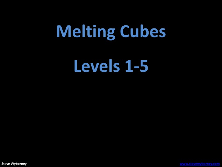 melting cubes