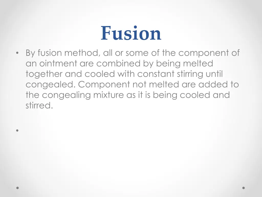 fusion