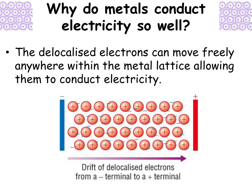 why do metals conduct electricity so well