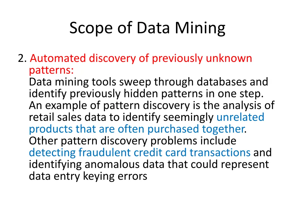 scope of data mining 1