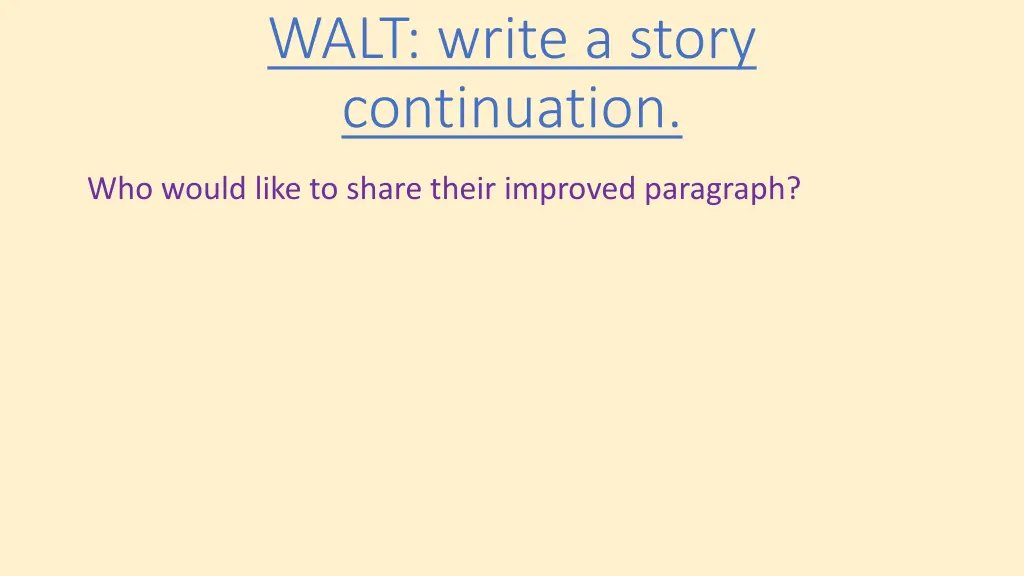 walt write a story continuation 3