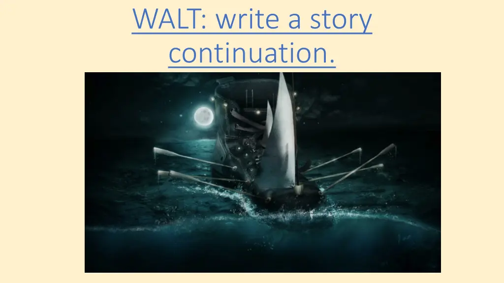 walt write a story continuation