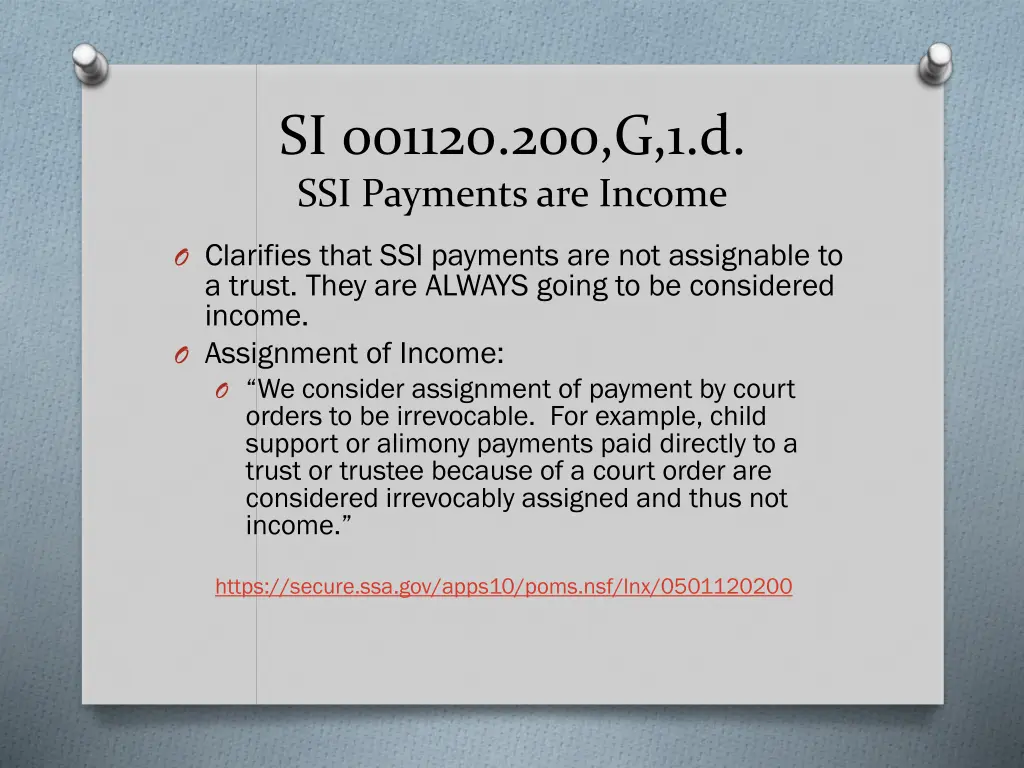 si 001120 200 g 1 d ssi payments are income