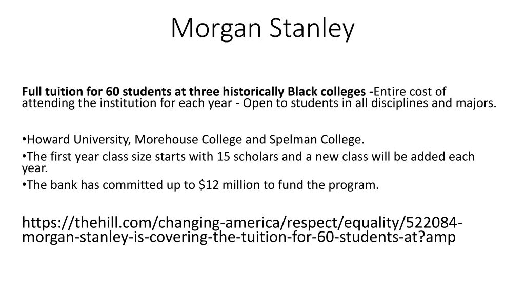 morgan stanley