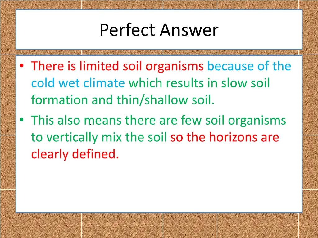 perfect answer 2