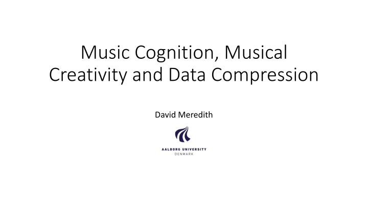 music cognition musical creativity and data