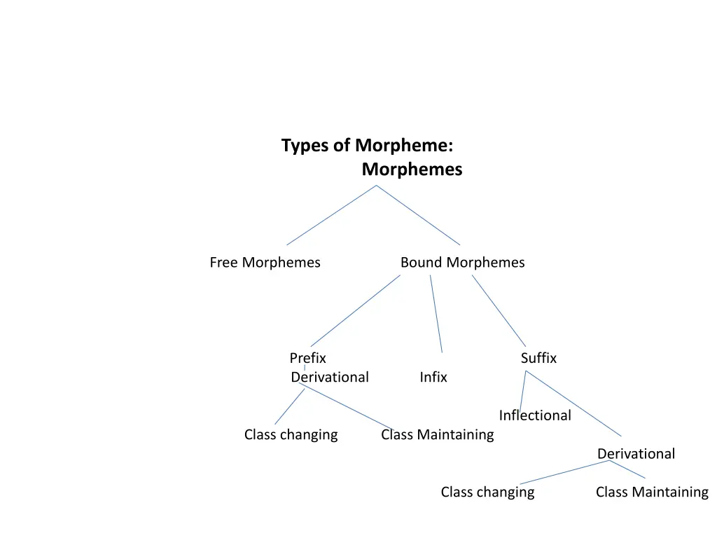 types of morpheme morphemes