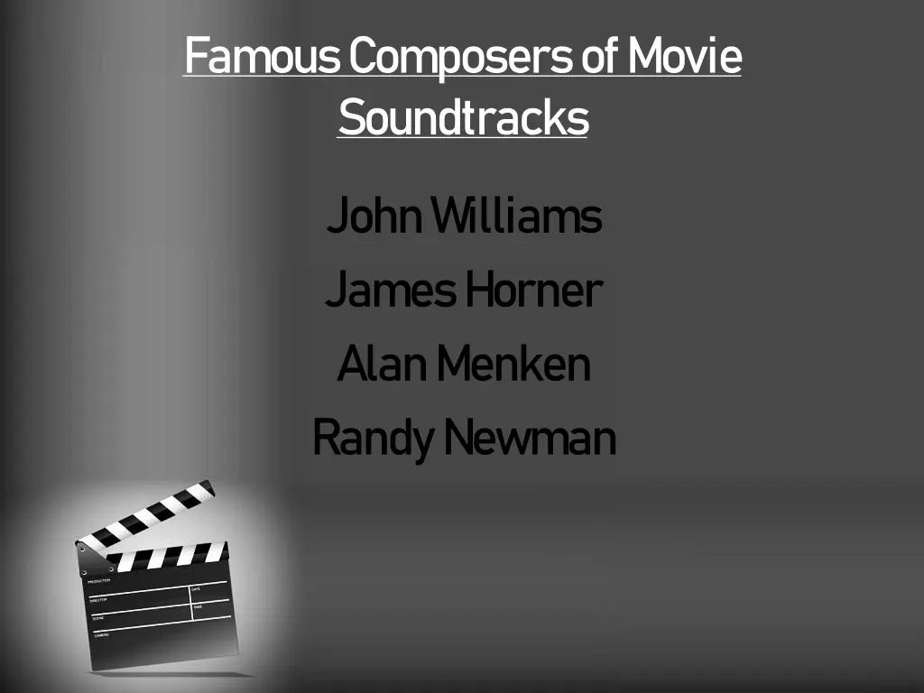 famous composers of movie soundtracks