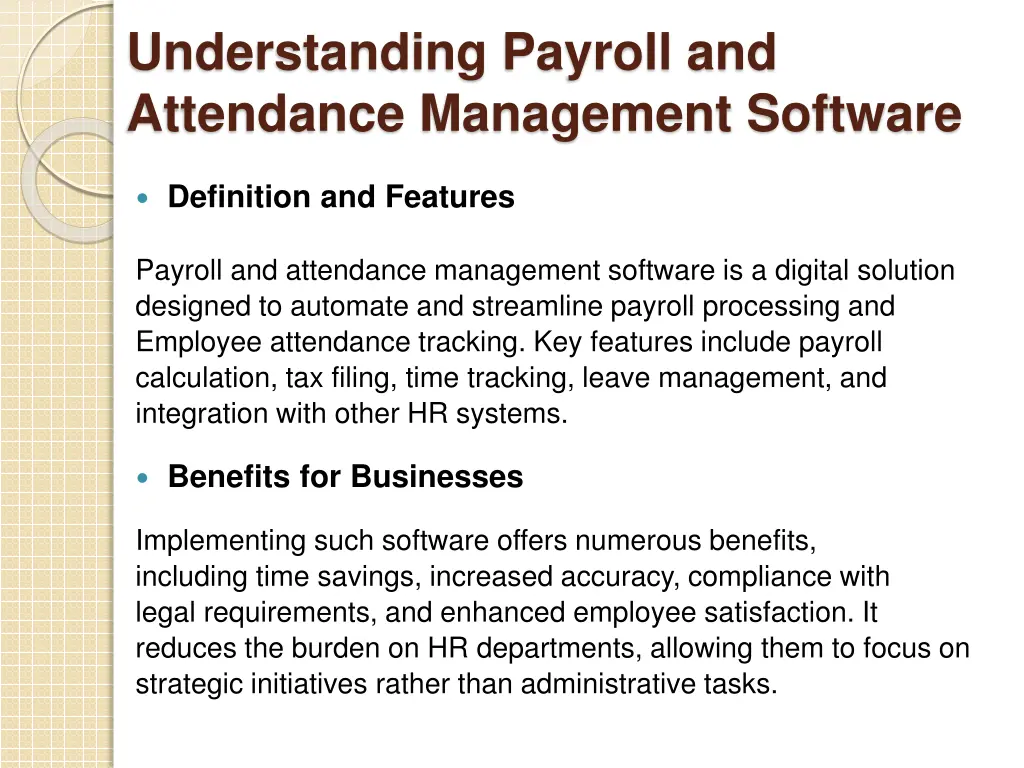 understanding payroll and attendance management