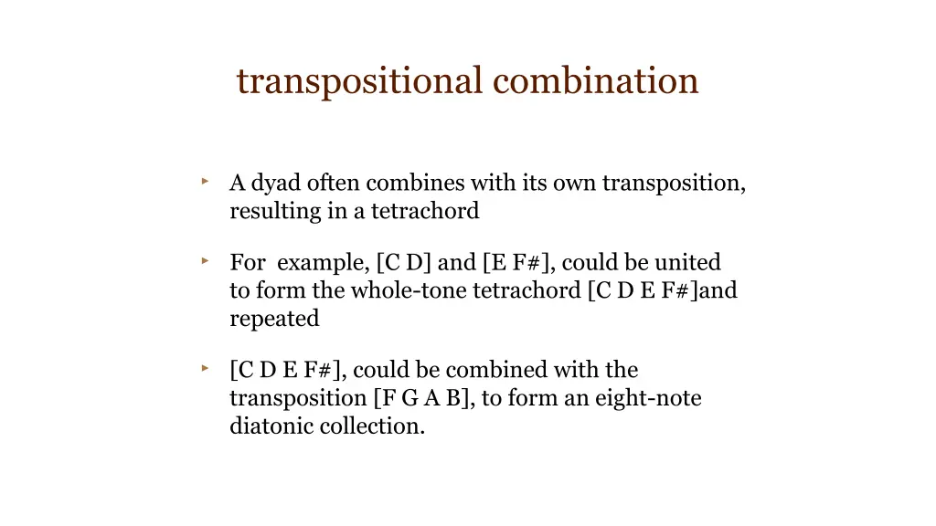 transpositional combination 1