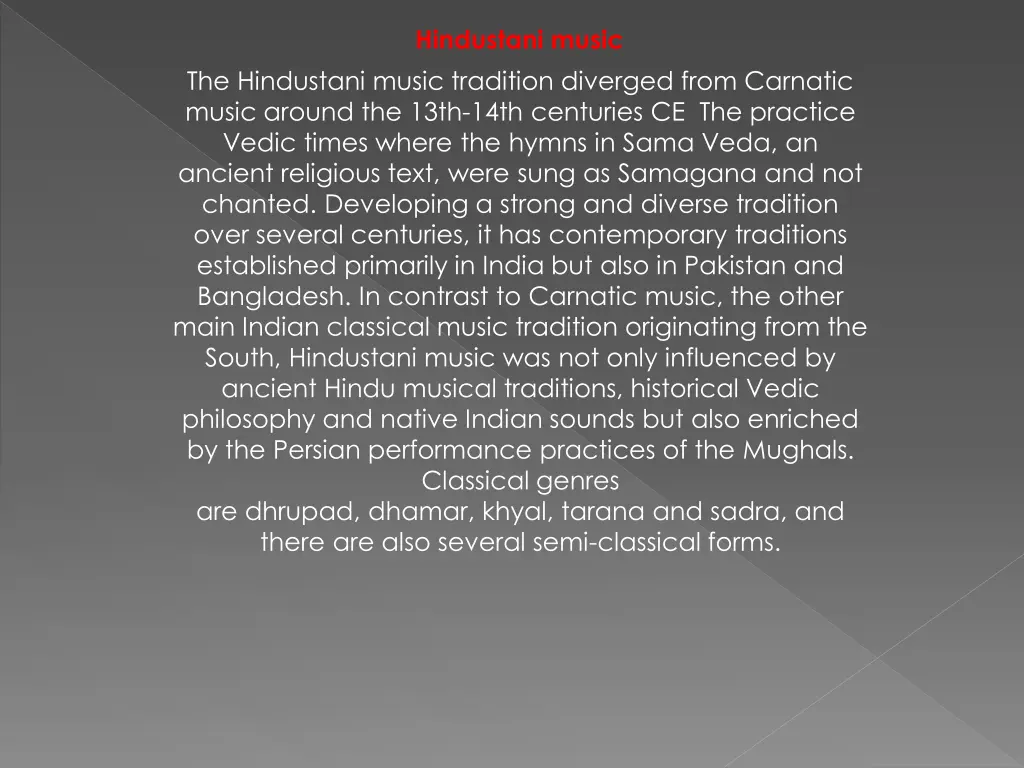 hindustani music