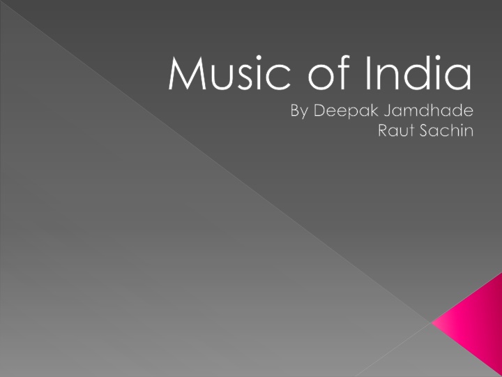 music of india by deepak jamdhade