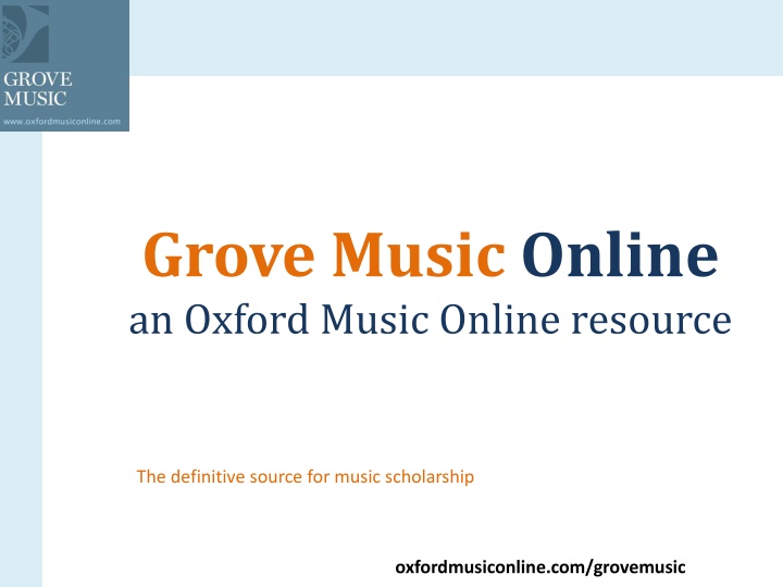 grove music online an oxford music online resource