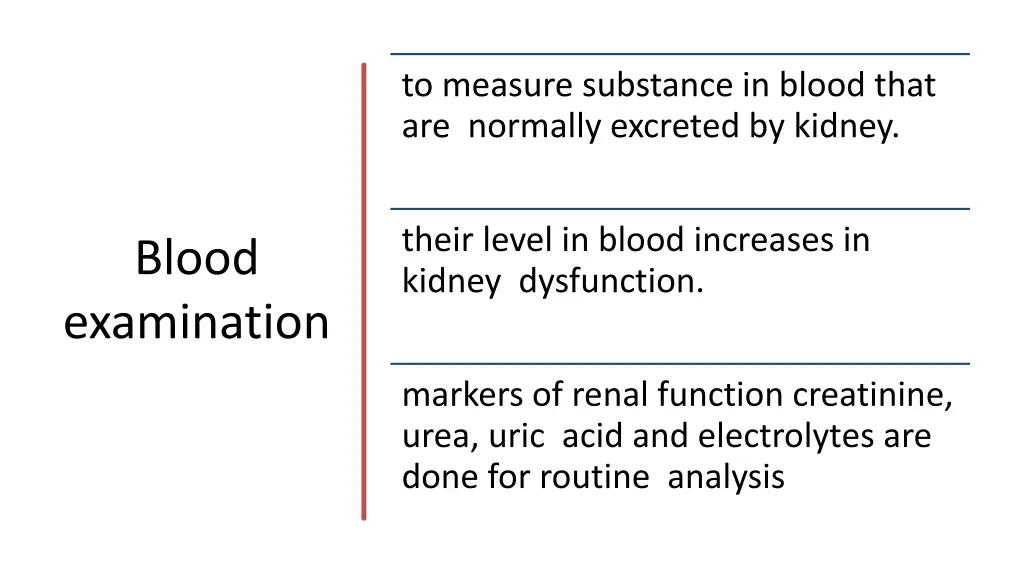 to measure substance in blood that are normally