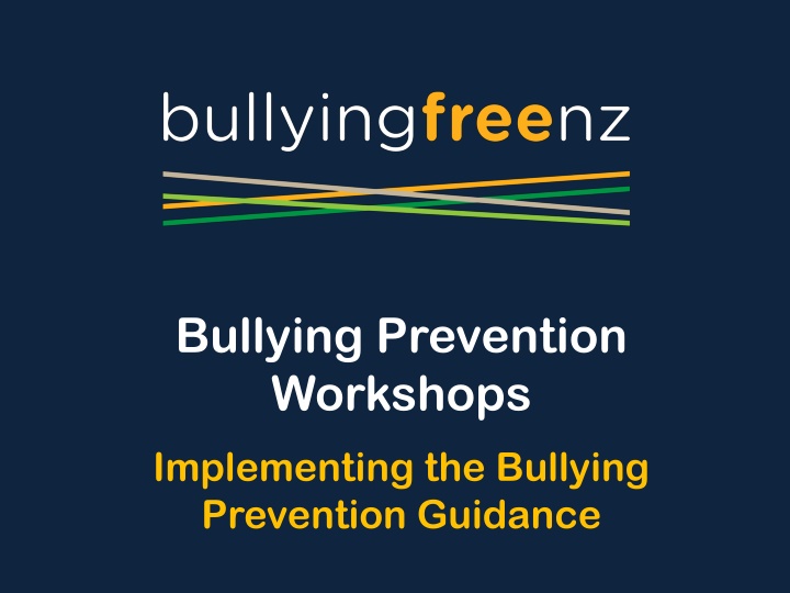 bullying prevention workshops