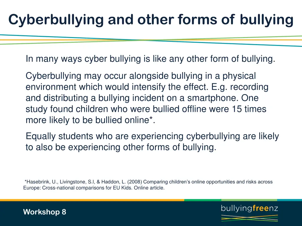 cyberbullying and other forms of bullying