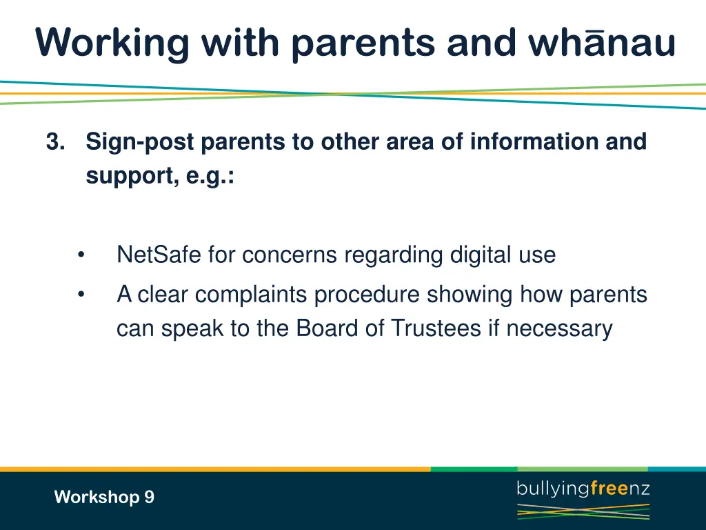 working with parents and whanau 2