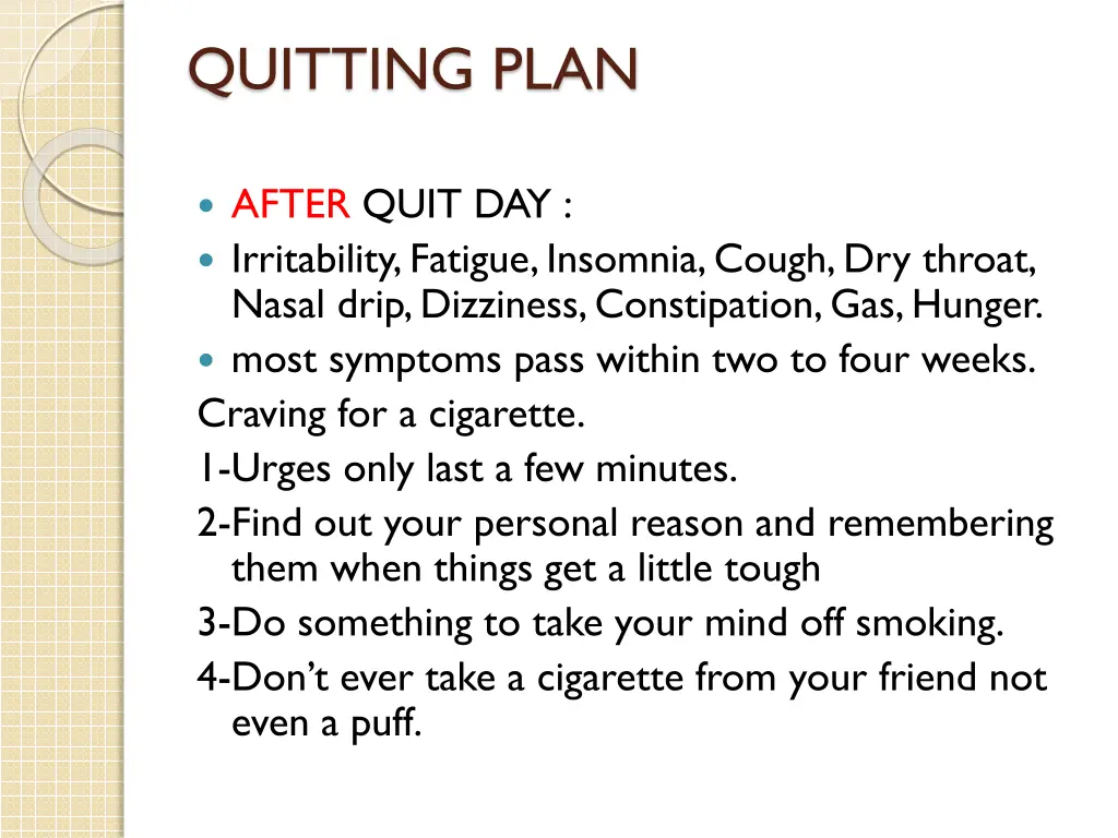 quitting plan 3