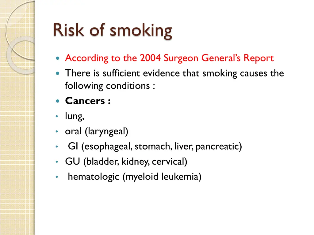 risk of smoking 1