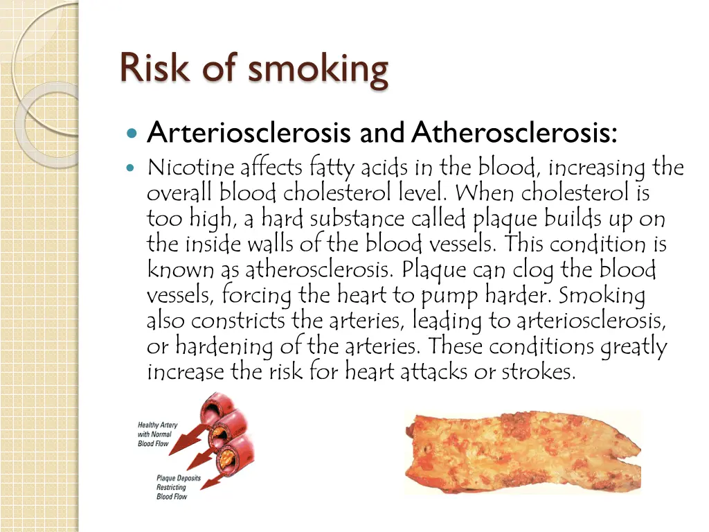 risk of smoking 10