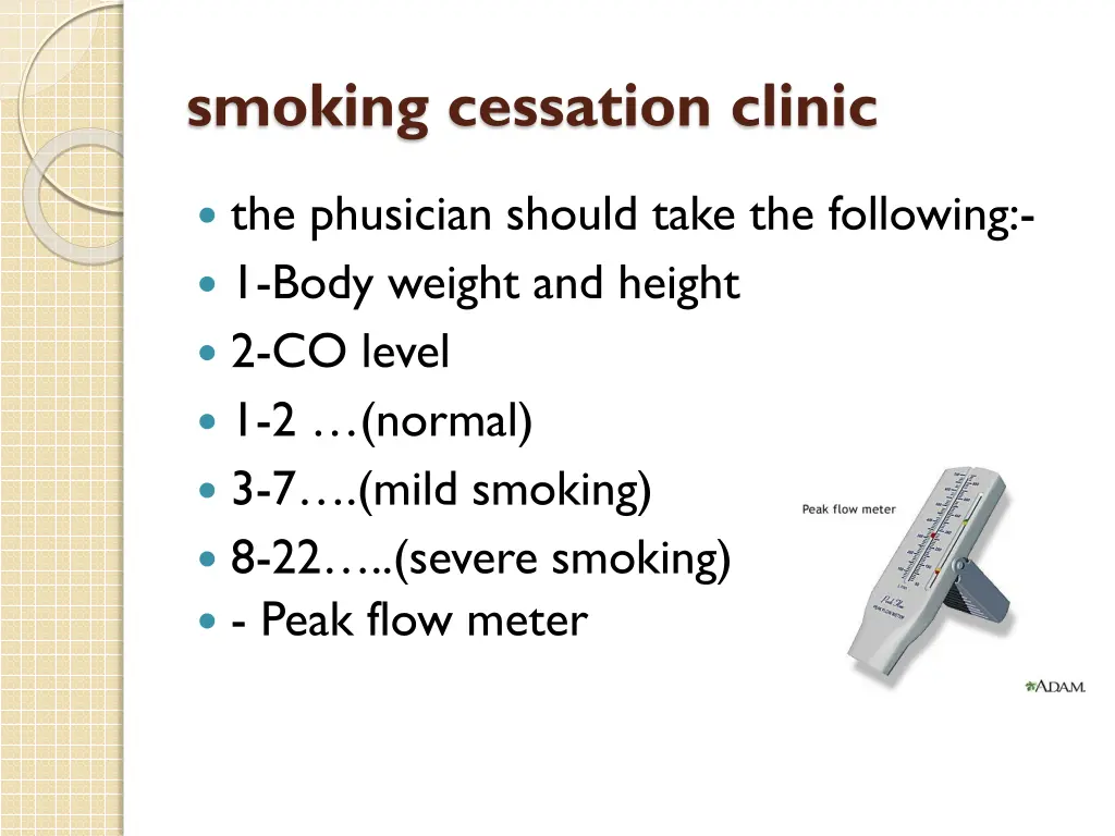 smoking cessation clinic