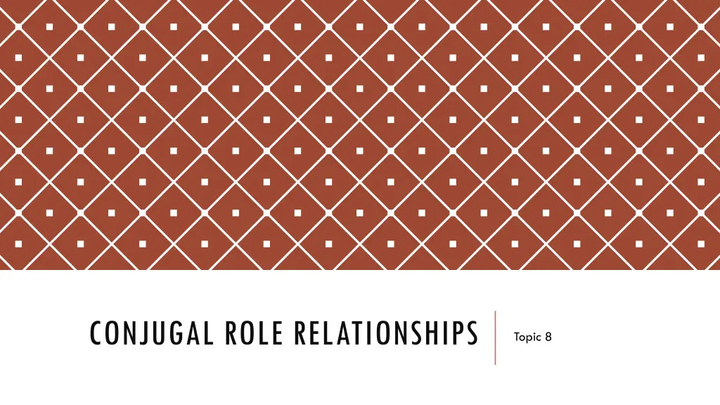 conjugal role relationships