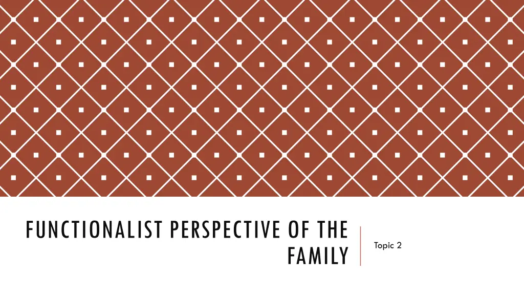 functionalist perspective of the