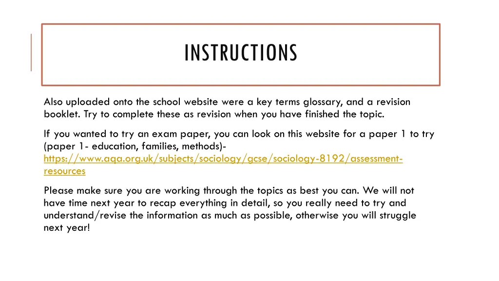 instructions 1