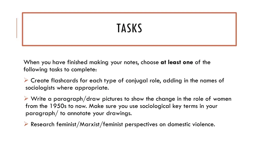 tasks 7