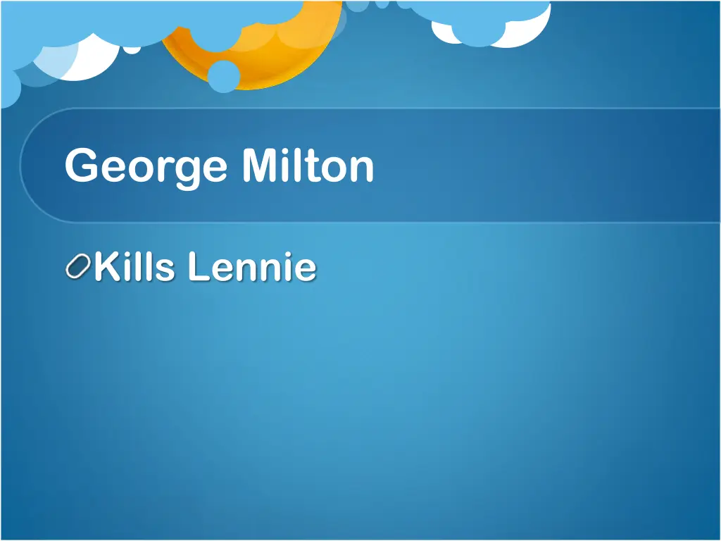 george milton