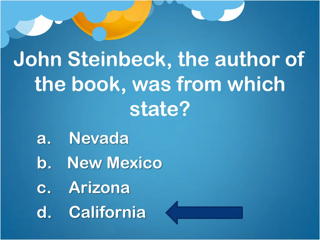 john steinbeck the author of the book was from