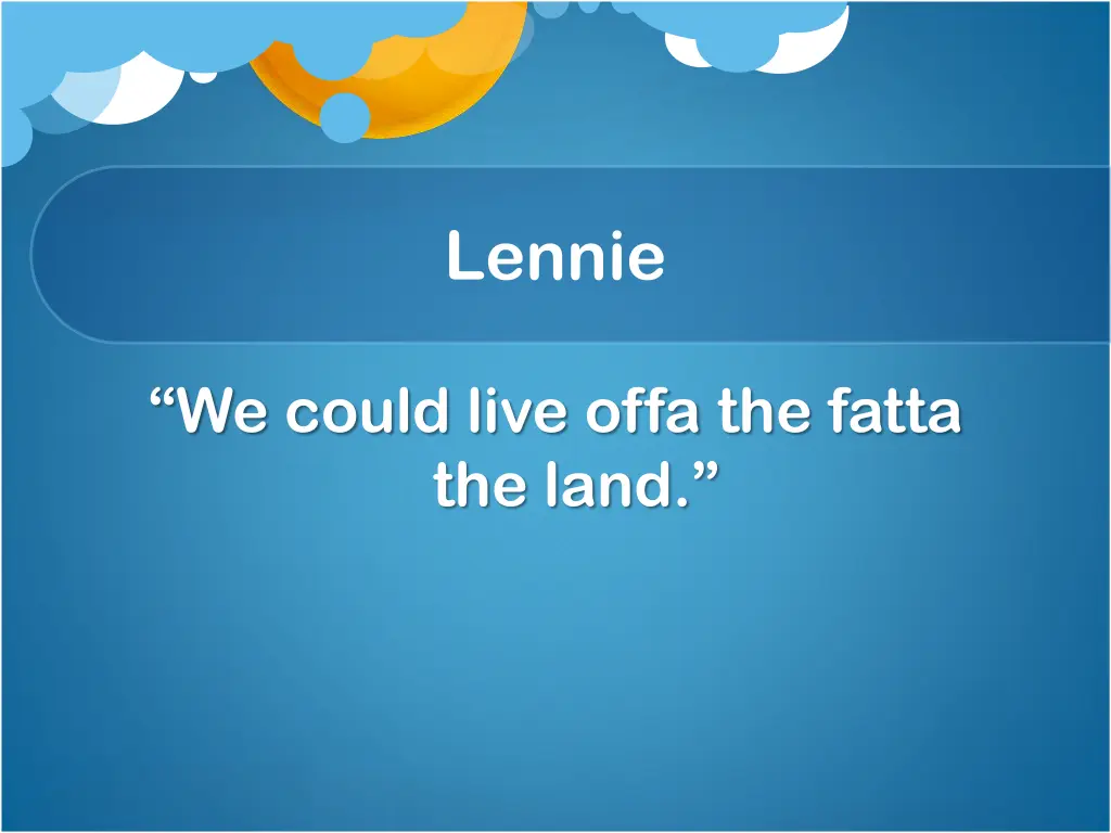 lennie 1