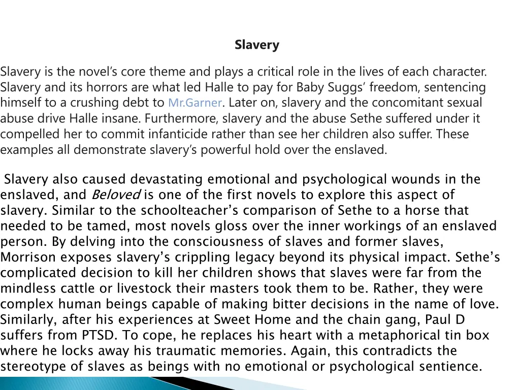 slavery